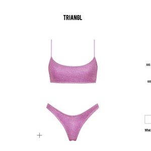 Triangl Mica chee sparkle bikini set